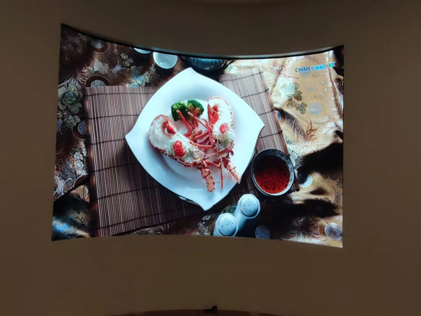 乐至室内P2.5弧形LED屏