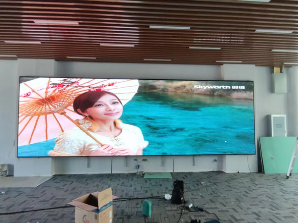 乐至P1.53led小间距屏安装案例